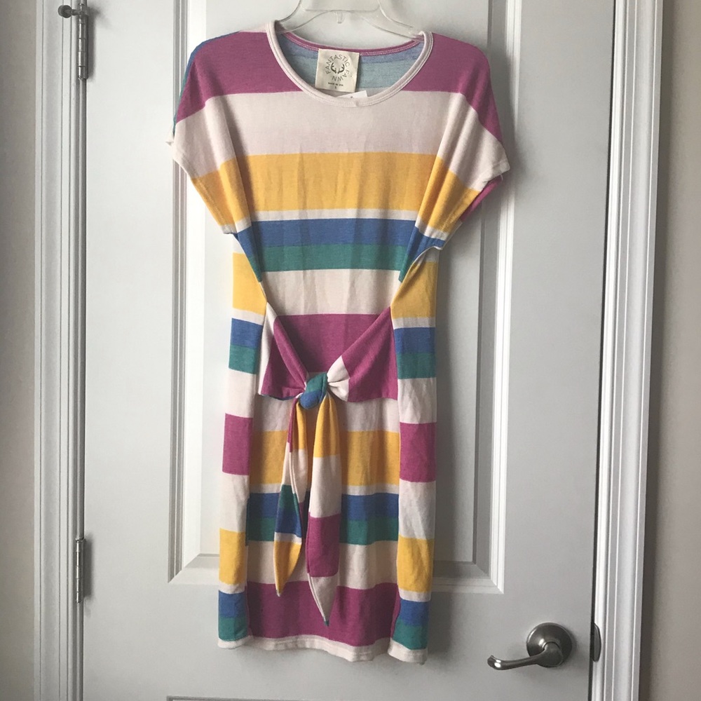 NWT Soft Brush Multi Color Knit Dress